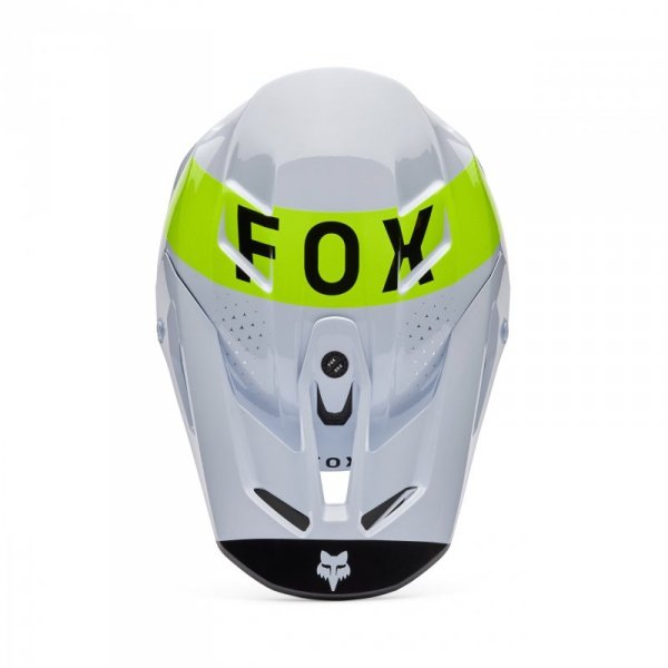 KASK MOTOCYKLOWY FOX V3 TINE WHITE M