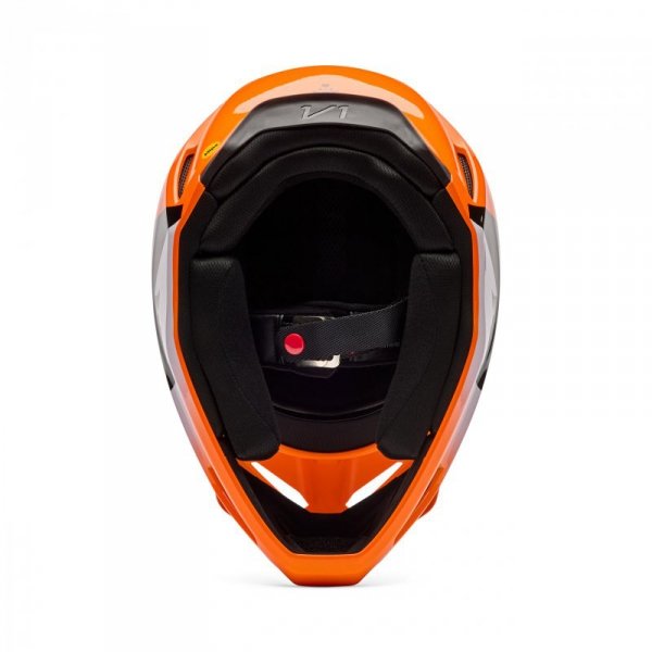 KASK MOTOCYKLOWY JUNIOR FOX V1 SHIELD FLUO ORANGE YL