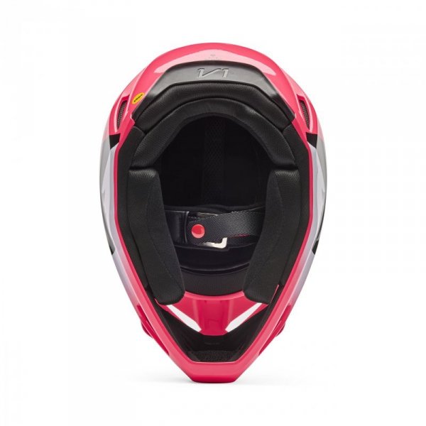 KASK MOTOCYKLOWY JUNIOR FOX V1 SHIELD PINK YM
