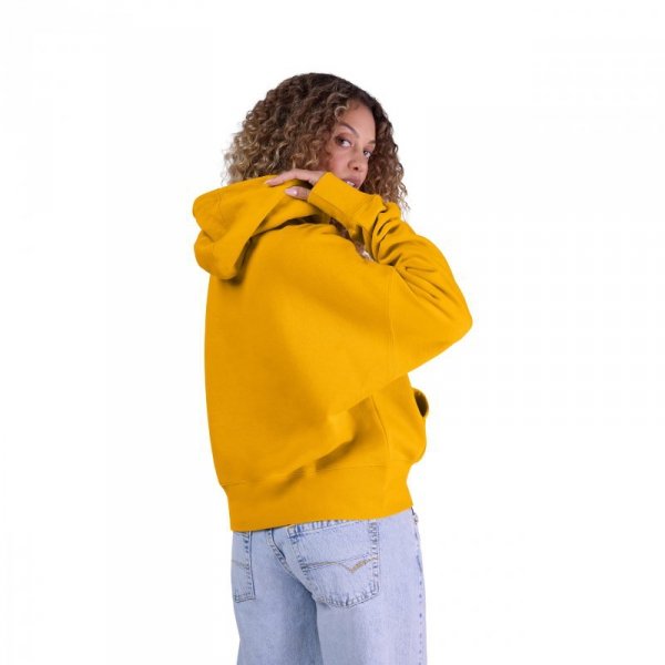 BLUZA Z KAPTUREM DAMSKA FOX MOTO-X OVERSIZED MUSTARD S