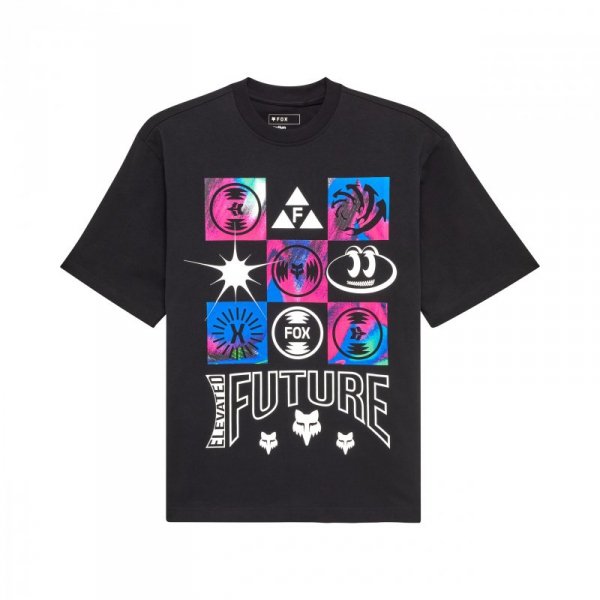 T-SHIRT FOX IMAGE COSMO MW OVERSIZED 1 BLACK L