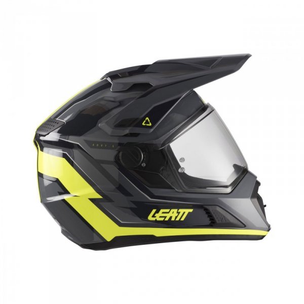 KASK MOTOCYKLOWY Z GOGLAMI LEATT ADV 7.5 HI-VIZ YELLOW S