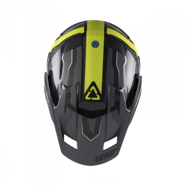 KASK MOTOCYKLOWY Z GOGLAMI LEATT ADV 7.5 HI-VIZ YELLOW S