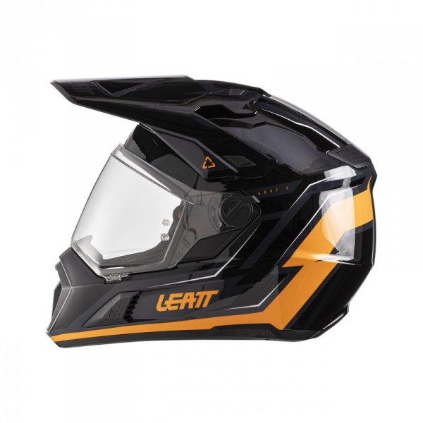 KASK MOTOCYKLOWY Z GOGLAMI LEATT ADV 7.5 BLACK ORANGE M