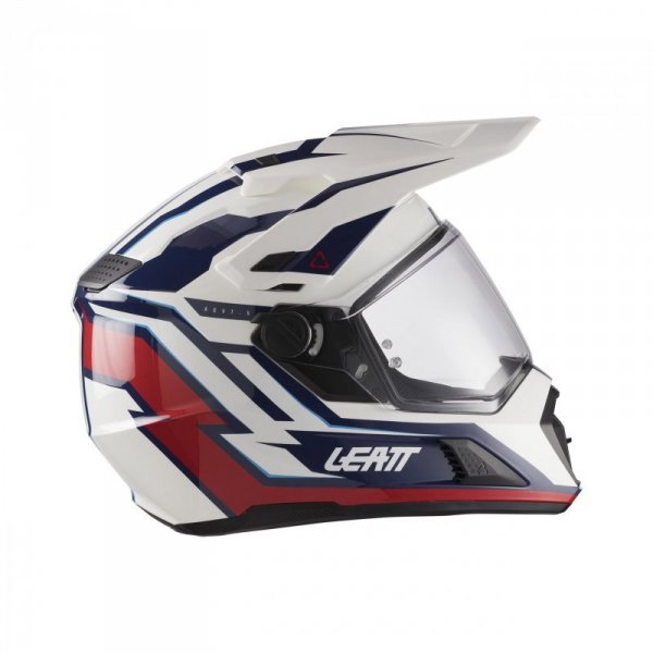 KASK MOTOCYKLOWY Z GOGLAMI LEATT ADV 7.5 ROYAL BLUE RED S