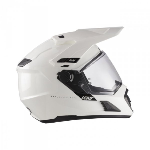 KASK MOTOCYKLOWY Z GOGLAMI LEATT ADV 7.5 WHITE XL