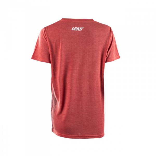 T-SHIRT DAMSKI LEATT TECH DUSTY RED S