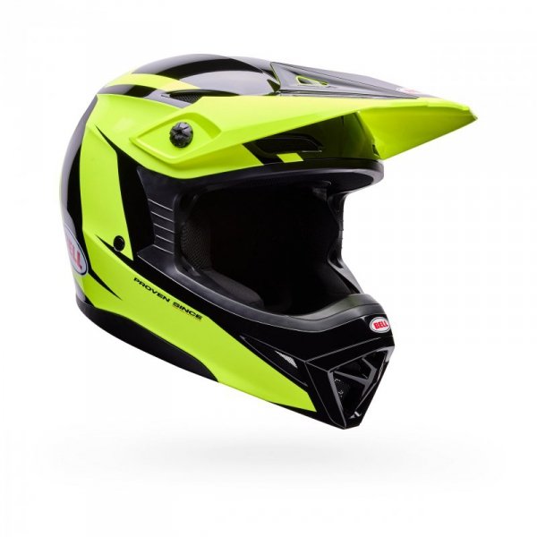 KASK MOTOCYKLOWY BELL MX-10 MIPS TALON YELLOW BLACK XL