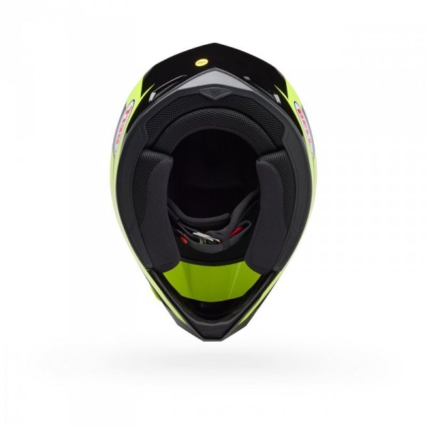 KASK MOTOCYKLOWY BELL MX-10 MIPS TALON YELLOW BLACK XL