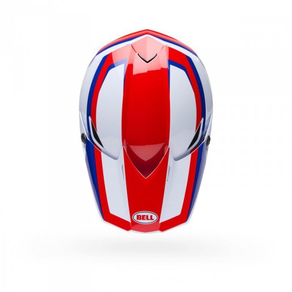 KASK MOTOCYKLOWY BELL MX-10 MIPS DYNO RED WHITE L