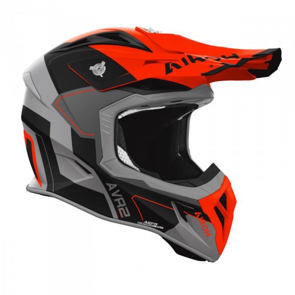 KASK MOTOCYKLOWY AIROH AVIATOR ACE 2 SHIELD ORANGE MATT XL