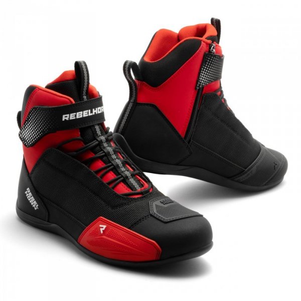 BUTY MOTOCYKLOWE REBELHORN SWIFT BLACK RED 47