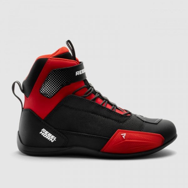 BUTY MOTOCYKLOWE REBELHORN SWIFT BLACK RED 48