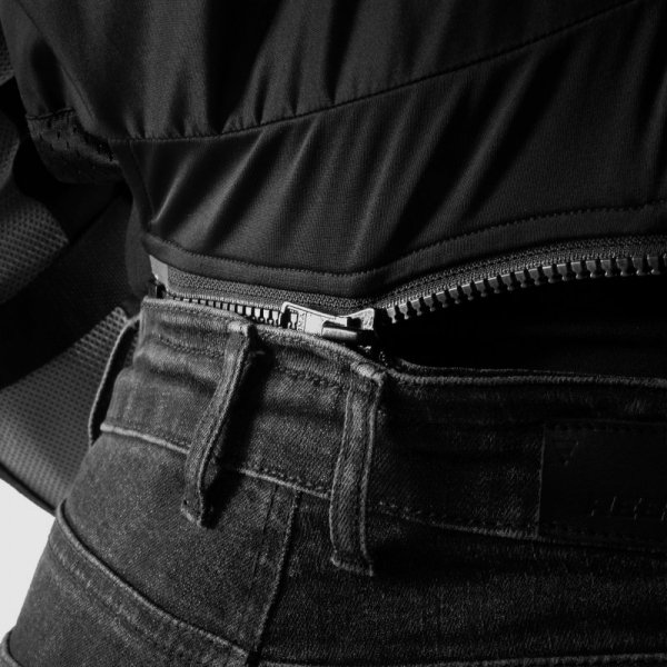 JEANSY MOTOCYKLOWE DAMSKIE REBELHORN CLASSIC WASHED BLACK MONOLAYER 36/28 W36/28