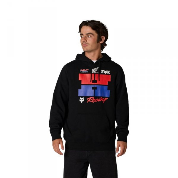 BLUZA Z KAPTUREM FOX HONDA BLACK S