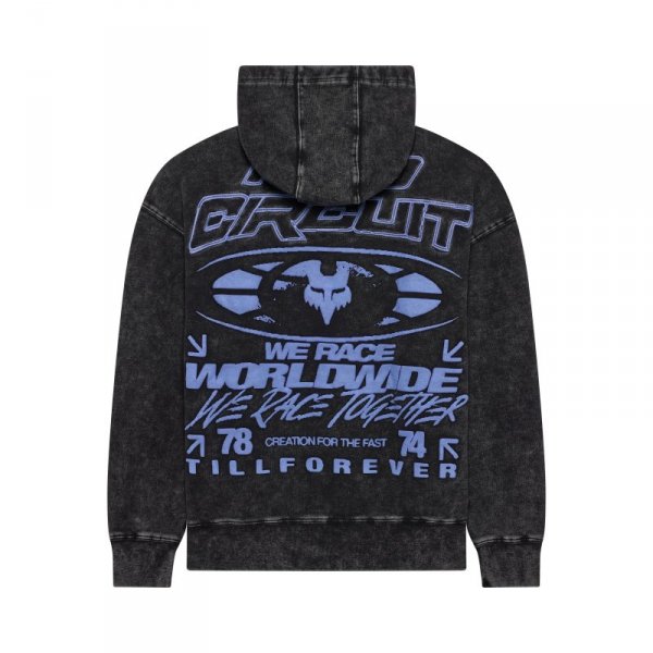 BLUZA Z KAPTUREM FOX PRO CIRCUIT FLEECE PO BLACK L