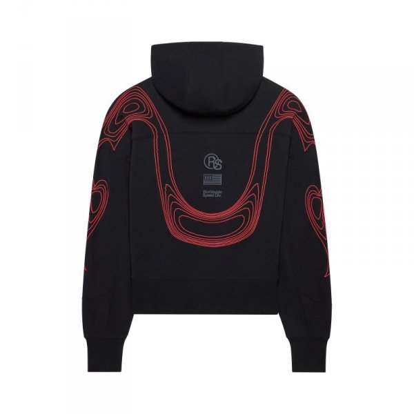 BLUZA Z KAPTUREM DAMSKA FOX VISION OVERSIZED FLEECE PO BLACK M