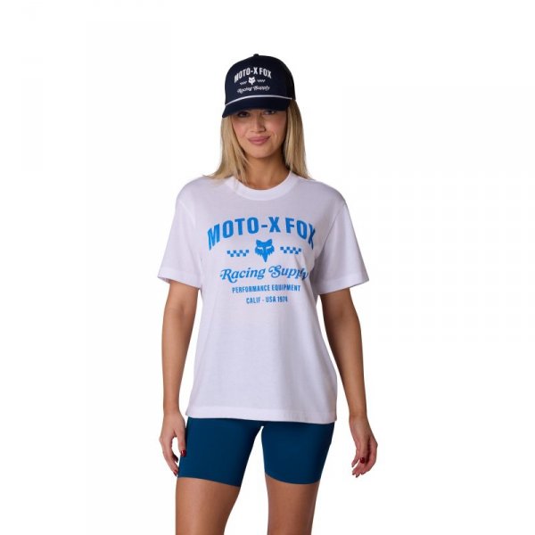 T-SHIRT DAMSKI FOX SUPPLY WHITE XS
