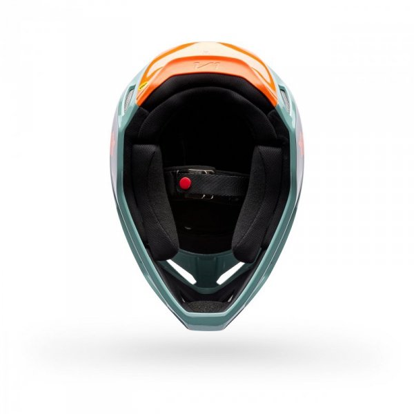 KASK MOTOCYKLOWY FOX V1 IMAGE PRINT ARCTIC BLUE XL