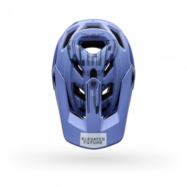 KASK ROWEROWY FOX PROFRAME RS DIFFUSE PURPLE DOVE L