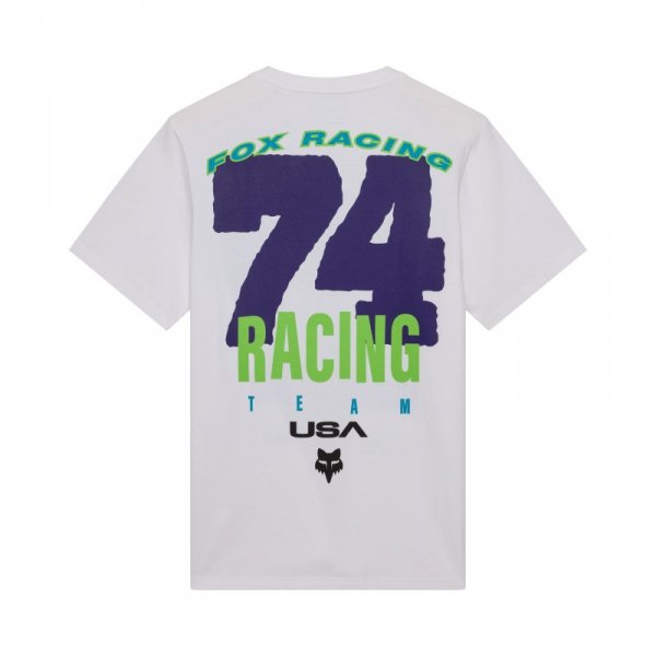 T-SHIRT FOX HARDCORE 195 ORIGINAL WHITE M