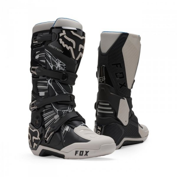 BUTY MOTOCYKLOWE FOX MOTION DIFFUSE SE BLACK GREY 11