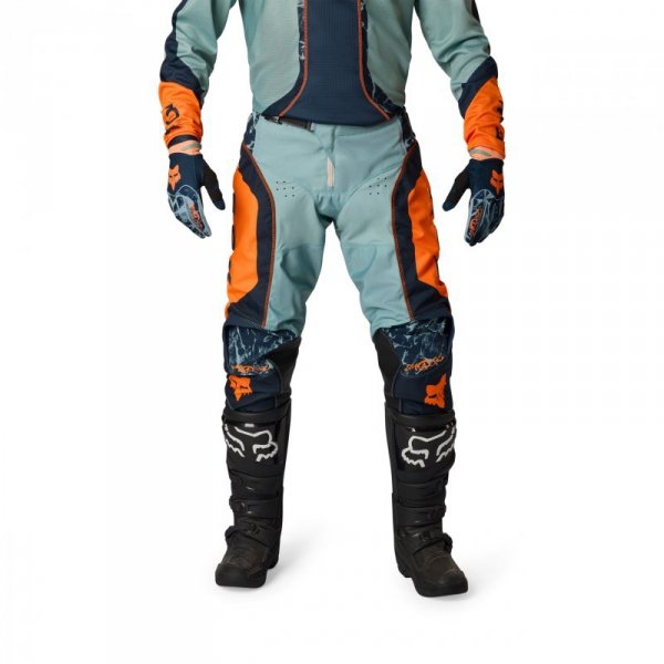SPODNIE MOTOCYKLOWE FOX 180 IMAGE PRINT ARCTIC BLUE 28