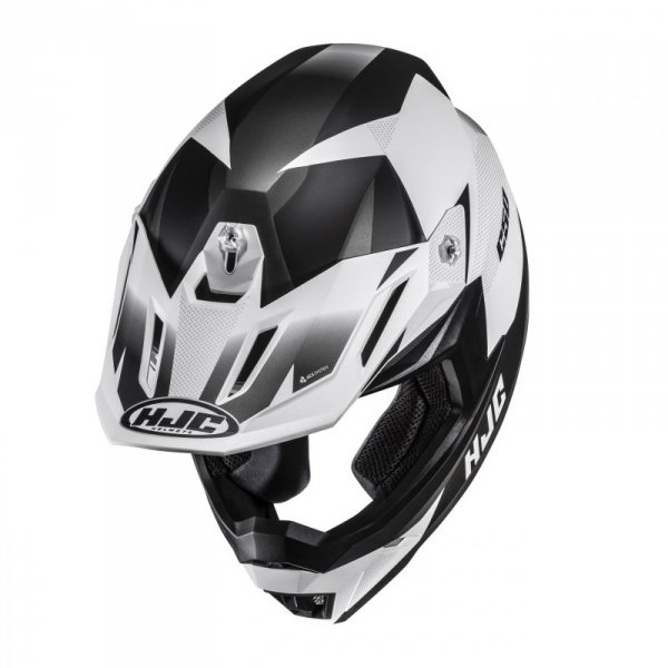 KASK MOTOCYKLOWY HJC C50 SLIDE WHITE BLACK XXL
