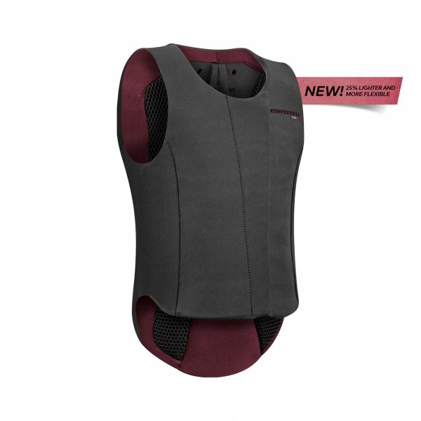 KOMPERDELL Kamizelka ochronna jeździecka Ballistic Champion Junior black-burgundy  rozm.140