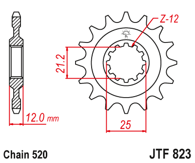 DID JT zestaw napędowy Husaberg FC400 (4 biegi) 96 - 99