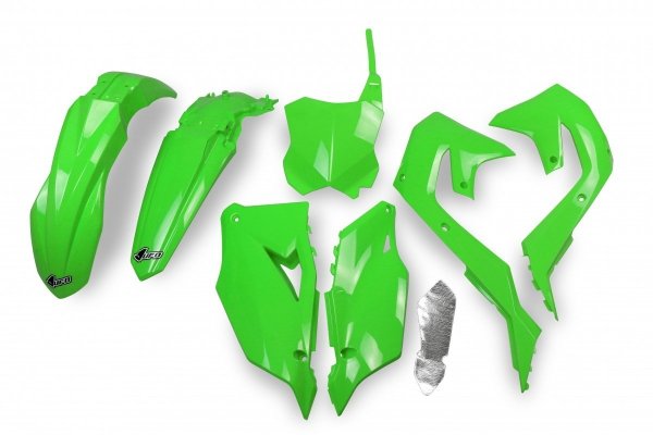 UFO KOMPLET PLASTIKÓW KAWASAKI KXF 250 '21, KXF 450 '19-21 KOLOR OEM '20
