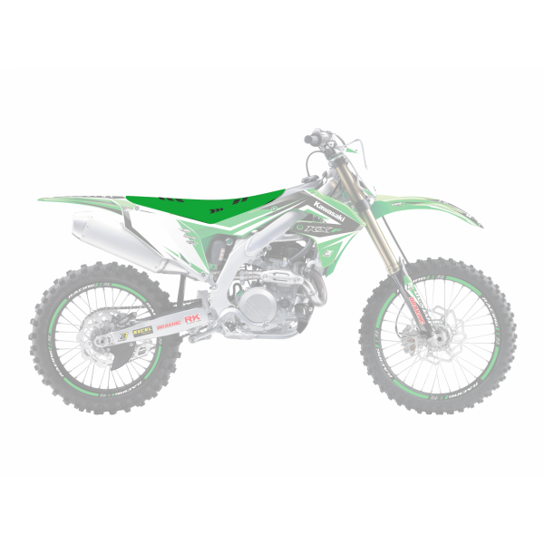 BLACKBIRD POSZYCIE SIEDZENIA KAWASAKI KXF 250 '23 KXF 450 '19-'23 TSC zielony