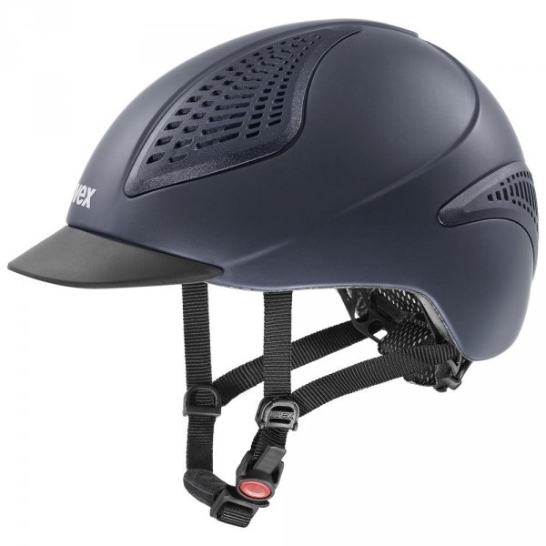 UVEX exxential II kask jeździecki niebieski  M-L (57-59cm)