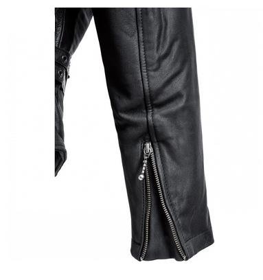 Spirit Motors Virginia ramoneska damska kurtka motocyklowa skórzana czarna XS