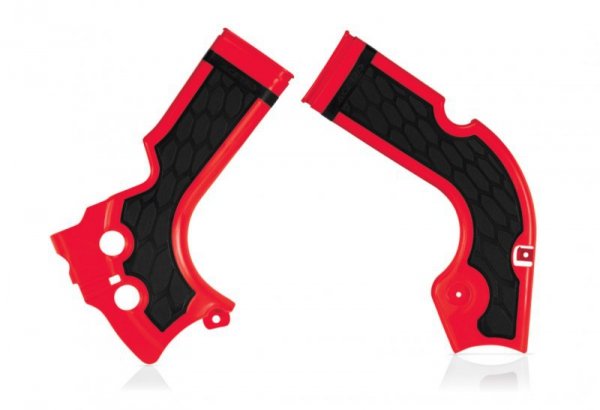 ACERBIS OSŁONY RAMY X-GRIP HONDA CRF 250 R 14-17, CRF 450 13-16 KOLOR CZERWONY / CZARNY
