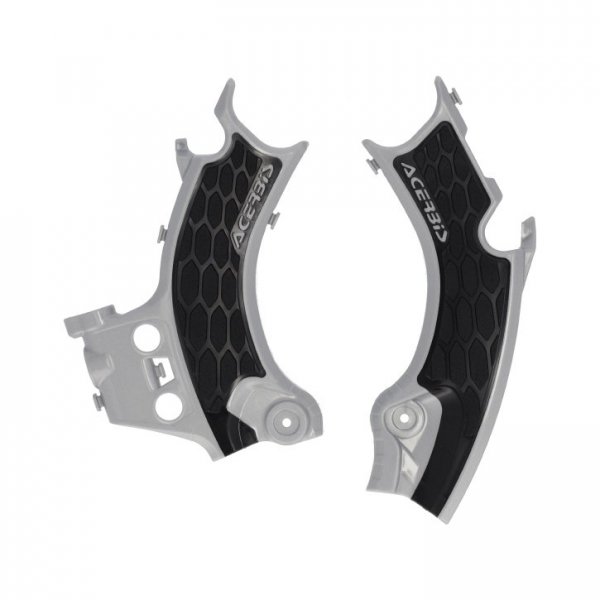 ACERBIS OSŁONY RAMY X-GRIP HONDA CRF 250 R / RX / RWE 25-26, CRF 450 R / RX / RWE 25-26, CRF 300 RX 25-26 KOLOR SZARY / CZARNY