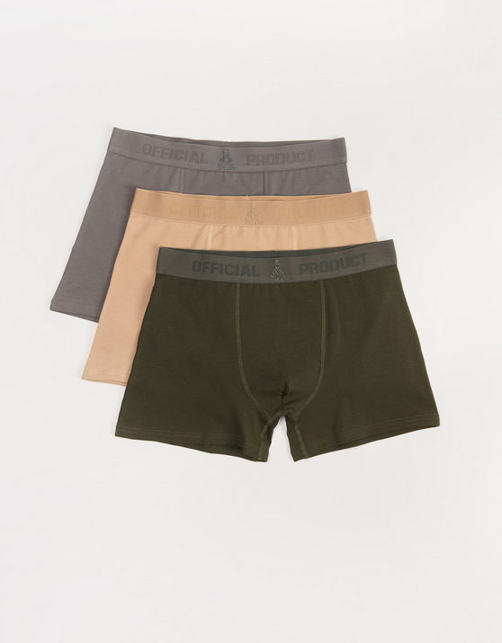 DIVERSE PROMOCJA BOKSERKI DKR OFFICIAL 3PACK 2 KHAKI ROZMIAR L