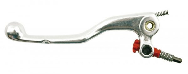V PARTS (VICMA) DŹWIGNIA SPRZĘGŁA KTM SX/EXC 04-07 SWM 300/ 500 ZE SPRĘŻYNKĄ I ŚRUBĄ REGULACYJNĄ (KRÓTKA), KOLOR SREBRNY (DSKT03