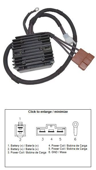 DZE REGULATOR NAPIĘCIA KTM 125/200/250/390 DUKE 21-; HUSQVARNA 125/200/250/401 SVARTPILEN 20- (28111034000)