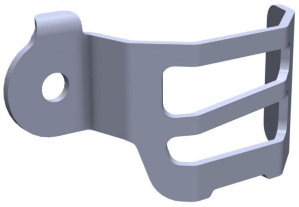 CROSSPRO OSŁONA TYLNEGO ZBIORNICZKA/ZBIORNIKA NA PŁYN HAMULCOWY YAMAHA XTZ 690 TENERE 700 19 - 25 KOLOR CZARNY