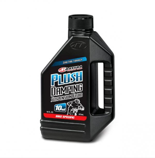 MAXIMA RACING OILS OLEJ DO AMORTYZATORÓW ROWEROWYCH PLUSH DAMPING SUSPENSION FLUID 10 WT 473 ML (12) (AKC)