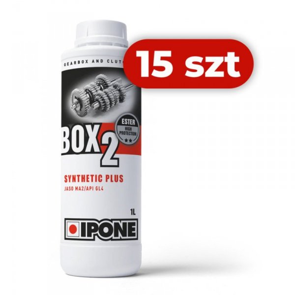 IPONE BOX 2 SYNTHESIS OLEJ PRZEKŁADNIOWY DO SKRZYNI BIEGÓW SYNTHETIC PLUS 1L (AKC) (15) KARTON 15 SZTUK
