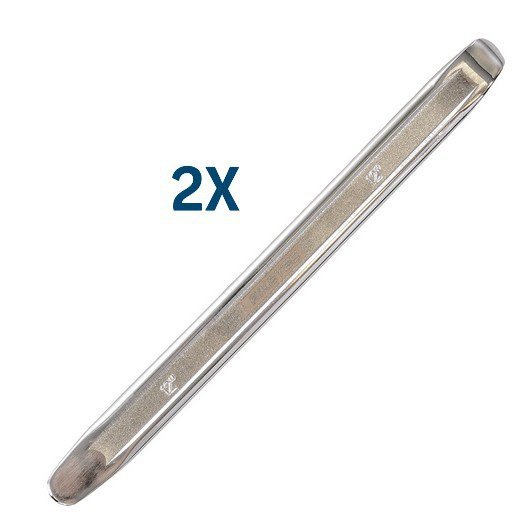 BIKETEC ZESTAW 2 SZT. ŁYŻKI DO OPON PROSTE / PŁASKE 300 X 25 X 9 MM (30 CM)
