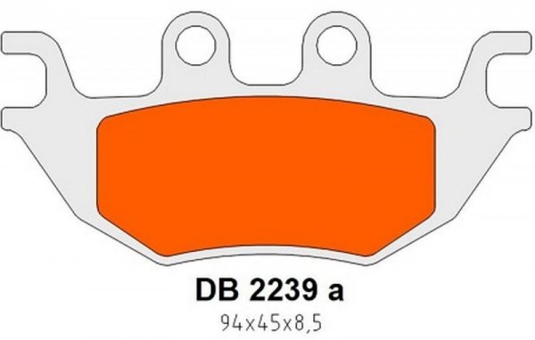 DELTA BRAKING KLOCKI HAMULCOWE KH686 TYŁ PRAWY/LEWY KAWASAKI KAF MULE 820 15-18, KAF MULE 1000 16-18, Mule PRO-DXT EPS 21-24, Mu