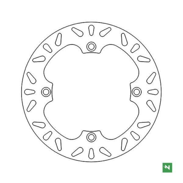 NEWFREN TARCZA HAMULCOWA PRZÓD HONDA XL 650V TRANSALP 00-07; XL 700V TRANSALP 08-11 (256X144X4,0) (4X10,5MM)