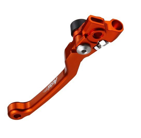 ACCEL DŹWIGNIA (KLAMKA NIEŁAMKA) SPRZĘGŁA KTM SX/SXF/EXC 07-18 (POMPA BREMBO) KOLOR POMARAŃCZOWY (EASY PULL - LEKKIE SPRZĘGŁO)