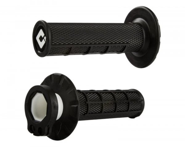 ODI MANETKI OFF ROAD HALF WAFFLE MX V2 LOCK-ON GRIP KOLOR CZARNY