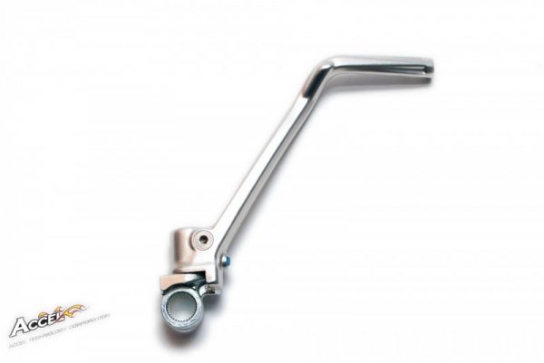 ACCEL DŹWIGNIA STARTERA (KOPKA) ALUMINIOWA KTM SX 125 12-15, EXC 125/200 12-16, KOLOR SREBRNY