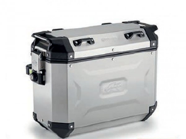 KAPPA KUFER BOCZNY 37L MONOKEY CAM SIDE KVG37A KVOYAGER ALUMINIOWY PRAWY KOLOR SREBRNY