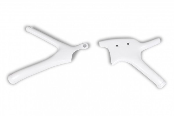 UFO OSŁONY RAMY YAMAHA YZ 125/250 (93-01) KOLOR BIAŁY